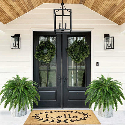 45" Artificial Boston Fern (Set of 2), Outdoor Plants