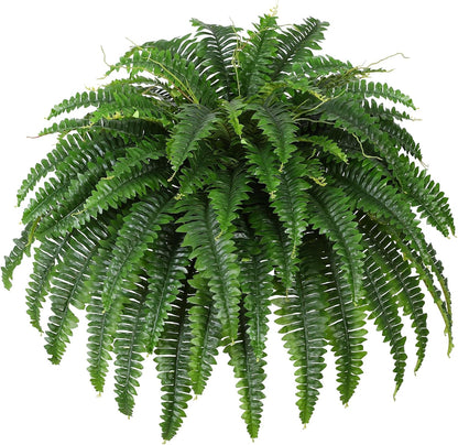 45" Artificial Boston Fern (Set of 2), Outdoor Plants