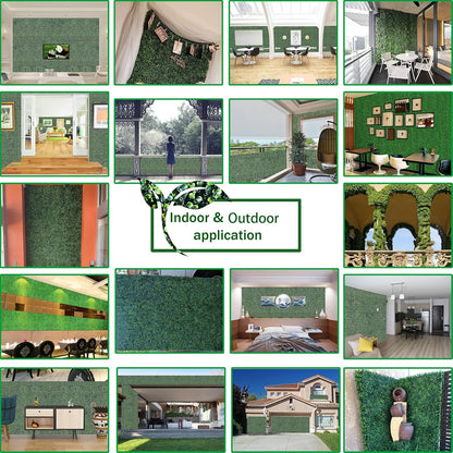ODTORY Artificial Ivy Privacy Fence Wall Screen: 6FT X 12FT (72 sqft) | UV-Anti Faux Boxwood Roll Panels, Greenery Backdrop, Ivy Vine 4-Layer Leaves Hedges Covering, Indoor Outdoor Green Decor