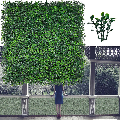 ODTORY Artificial Ivy Privacy Fence Wall Screen: 6FT X 12FT (72 sqft) | UV-Anti Faux Boxwood Roll Panels, Greenery Backdrop, Ivy Vine 4-Layer Leaves Hedges Covering, Indoor Outdoor Green Decor