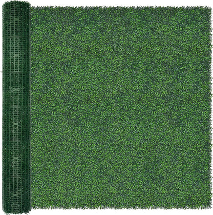 ODTORY Artificial Ivy Privacy Fence Wall Screen: 6FT X 12FT (72 sqft) | UV-Anti Faux Boxwood Roll Panels, Greenery Backdrop, Ivy Vine 4-Layer Leaves Hedges Covering, Indoor Outdoor Green Decor