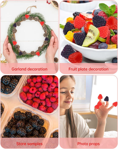 40 Pieces Mini Artificial Apples Mini Fake Apples