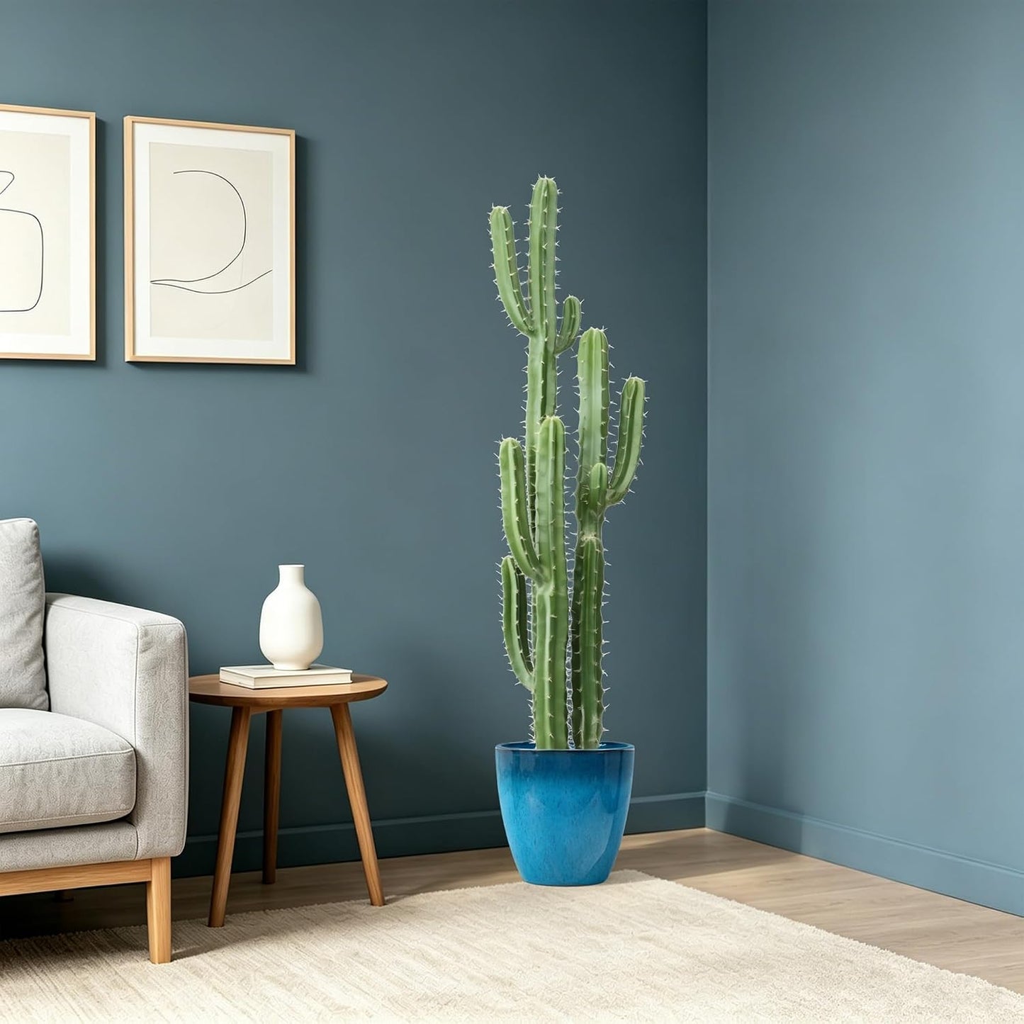 Artificial Cactus Fake Big Cactus 36 Inch Faux Cacti Plants for Home Garden Office Store Decoration