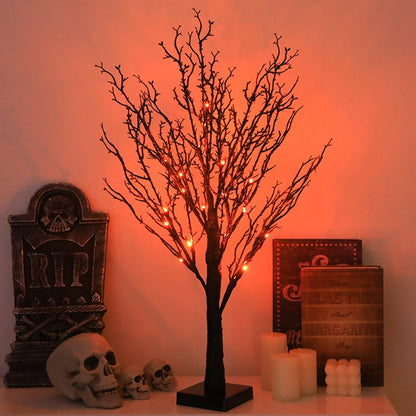 Artificial Lemon Tree Lights Decorative Table Lamps 3xAA Battery or USB Powered Fake Lemon Tree Lamp for Spring Summer Christmas Party Poolside Indoor Home Bedroom Office Decor(23.6Inch/60CM)