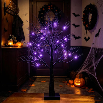 Artificial Lemon Tree Lights Decorative Table Lamps 3xAA Battery or USB Powered Fake Lemon Tree Lamp for Spring Summer Christmas Party Poolside Indoor Home Bedroom Office Decor(23.6Inch/60CM)