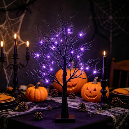 Artificial Lemon Tree Lights Decorative Table Lamps 3xAA Battery or USB Powered Fake Lemon Tree Lamp for Spring Summer Christmas Party Poolside Indoor Home Bedroom Office Decor(23.6Inch/60CM)