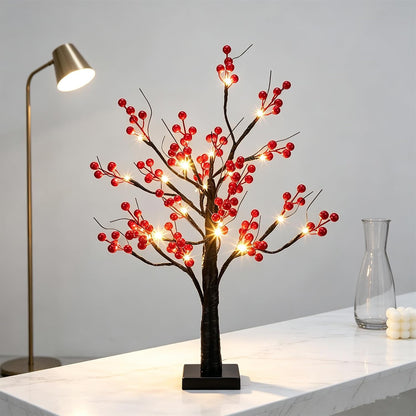 Artificial Lemon Tree Lights Decorative Table Lamps 3xAA Battery or USB Powered Fake Lemon Tree Lamp for Spring Summer Christmas Party Poolside Indoor Home Bedroom Office Decor(23.6Inch/60CM)