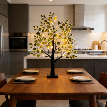 Artificial Lemon Tree Lights Decorative Table Lamps 3xAA Battery or USB Powered Fake Lemon Tree Lamp for Spring Summer Christmas Party Poolside Indoor Home Bedroom Office Decor(23.6Inch/60CM)