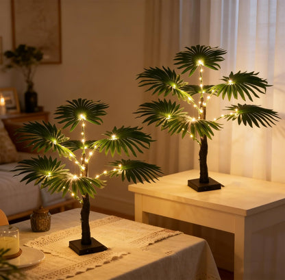 Artificial Lemon Tree Lights Decorative Table Lamps 3xAA Battery or USB Powered Fake Lemon Tree Lamp for Spring Summer Christmas Party Poolside Indoor Home Bedroom Office Decor(23.6Inch/60CM)