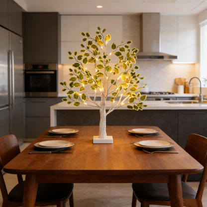 Artificial Lemon Tree Lights Decorative Table Lamps 3xAA Battery or USB Powered Fake Lemon Tree Lamp for Spring Summer Christmas Party Poolside Indoor Home Bedroom Office Decor(23.6Inch/60CM)