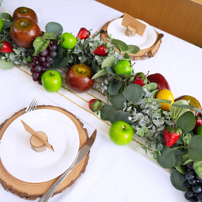 20 Pcs Artificial Green Apples Simulation Decorative Apples Lifelike Realistic Fake Fruits for Home Kitchen Décor Photo Props Bowl Basket Filler Wreath Making Fruit Display