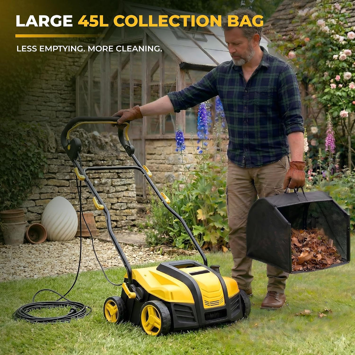 Electric Artificial Turf Sweeper Vacuum Artificial Grass Cleaner Machine