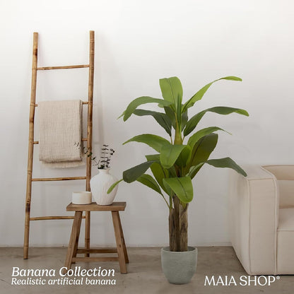6ft Artificial Banana Tree - Faux Indoor Plant