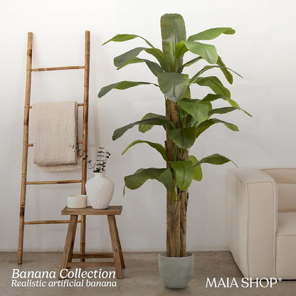 6ft Artificial Banana Tree - Faux Indoor Plant