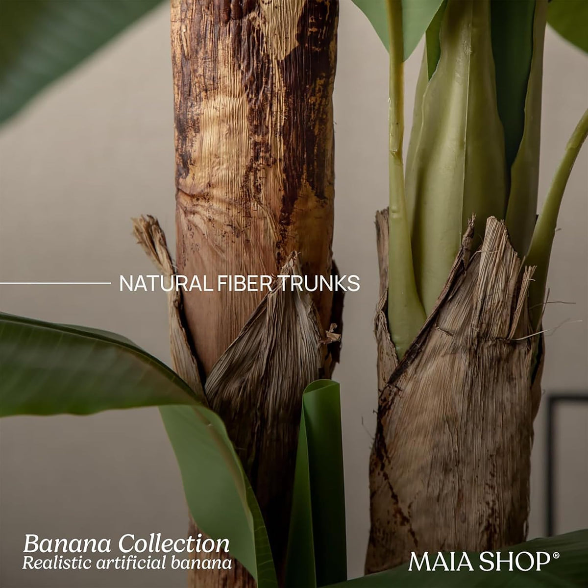 6ft Artificial Banana Tree - Faux Indoor Plant