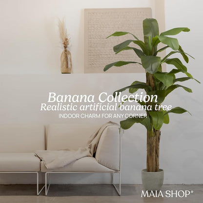 6ft Artificial Banana Tree - Faux Indoor Plant