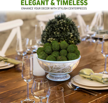 Decorative Moss Balls, 23-Piece Large and Extra Large Faux Green Set