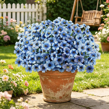 16 PCS Artificial Flowers for Outdoors,White Fake Lavender Plants