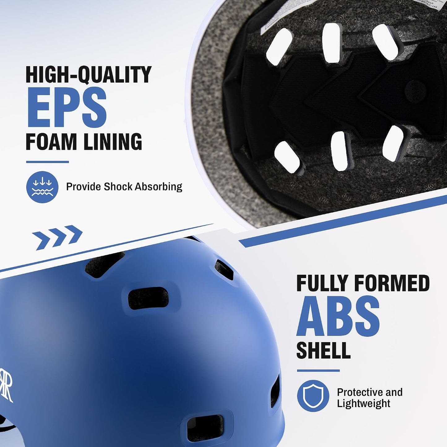 Youth Kids Bike Helmet,Bicycle Helmet for Boys Girls 3-5, 5-8, 8-14, 2 Size | Satety Certified, Adjustable Skateboard Helmet, Multi-Sport for Scooter BMX Inline / Roller Skate