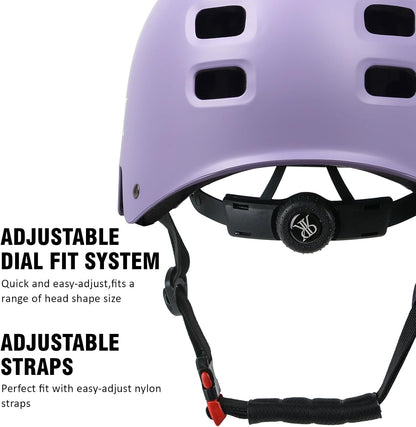 Youth Kids Bike Helmet,Bicycle Helmet for Boys Girls 3-5, 5-8, 8-14, 2 Size | Satety Certified, Adjustable Skateboard Helmet, Multi-Sport for Scooter BMX Inline / Roller Skate
