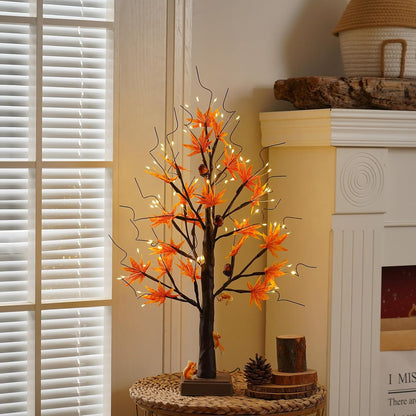 144 LED Birch Tree Light with Timer,DIY Artificial Lamp Warm White