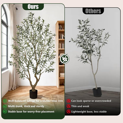 Olive Trees Artificial Indoor: 96% Lifelike - Can't Tell from 6ft