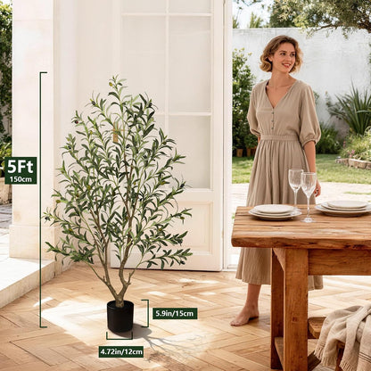 Olive Trees Artificial Indoor: 96% Lifelike - Can't Tell from 6ft