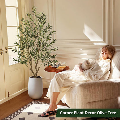 Olive Trees Artificial Indoor: 96% Lifelike - Can't Tell from 6ft
