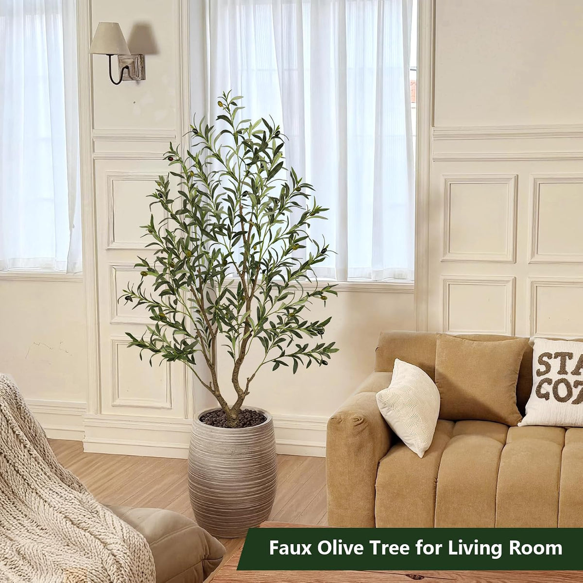Olive Trees Artificial Indoor: 96% Lifelike - Can't Tell from 6ft