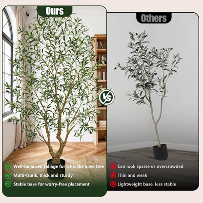 Olive Trees Artificial Indoor: 96% Lifelike - Can't Tell from 6ft