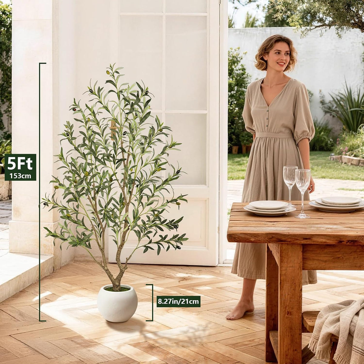 Olive Trees Artificial Indoor: 96% Lifelike - Can't Tell from 6ft