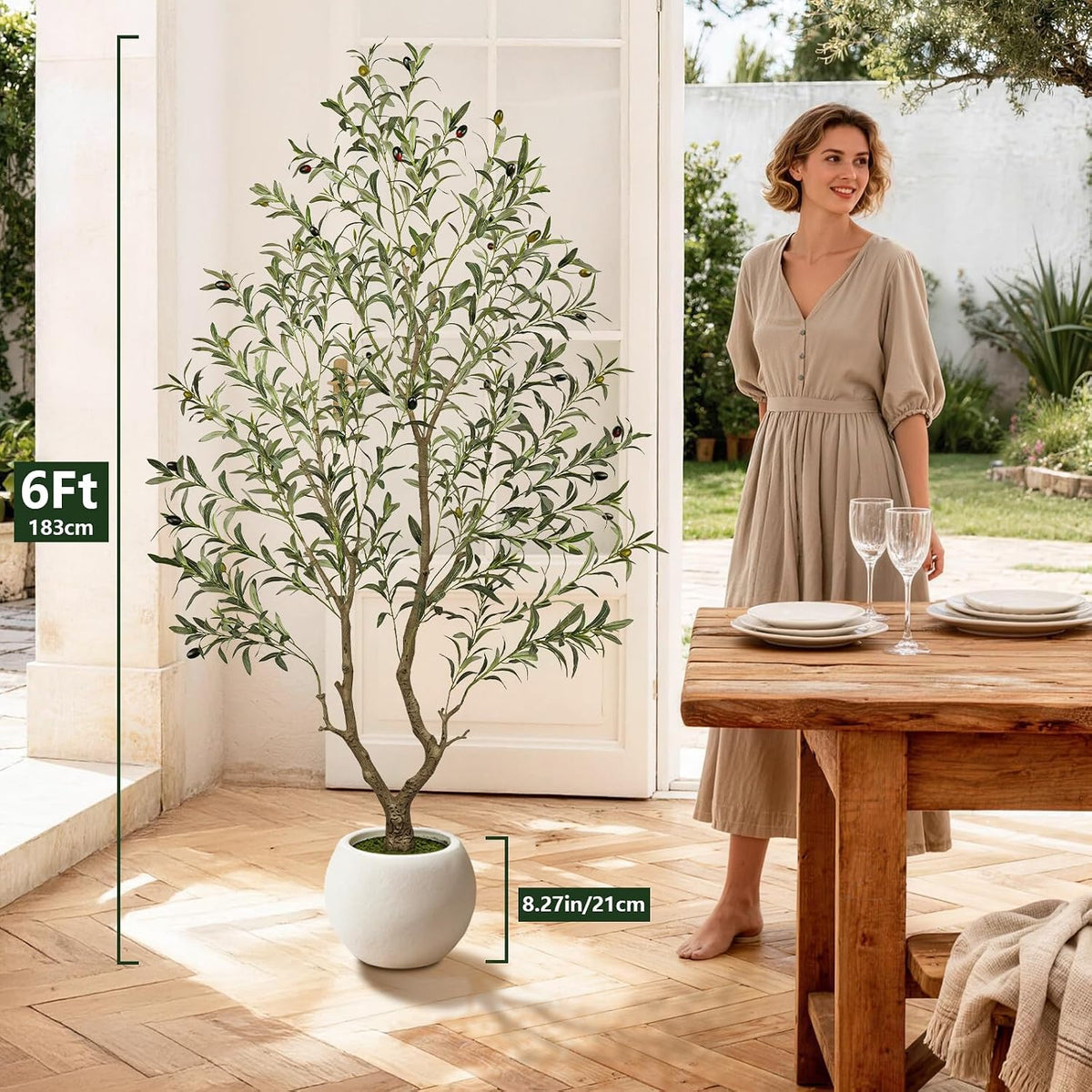 Olive Trees Artificial Indoor: 96% Lifelike - Can't Tell from 6ft