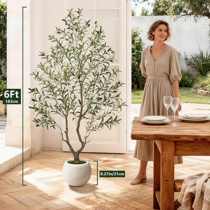 Olive Trees Artificial Indoor: 96% Lifelike - Can't Tell from 6ft