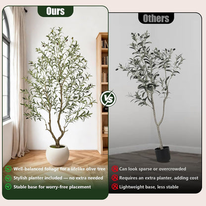 Olive Trees Artificial Indoor: 96% Lifelike - Can't Tell from 6ft