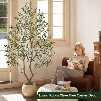 Olive Trees Artificial Indoor: 96% Lifelike - Can't Tell from 6ft