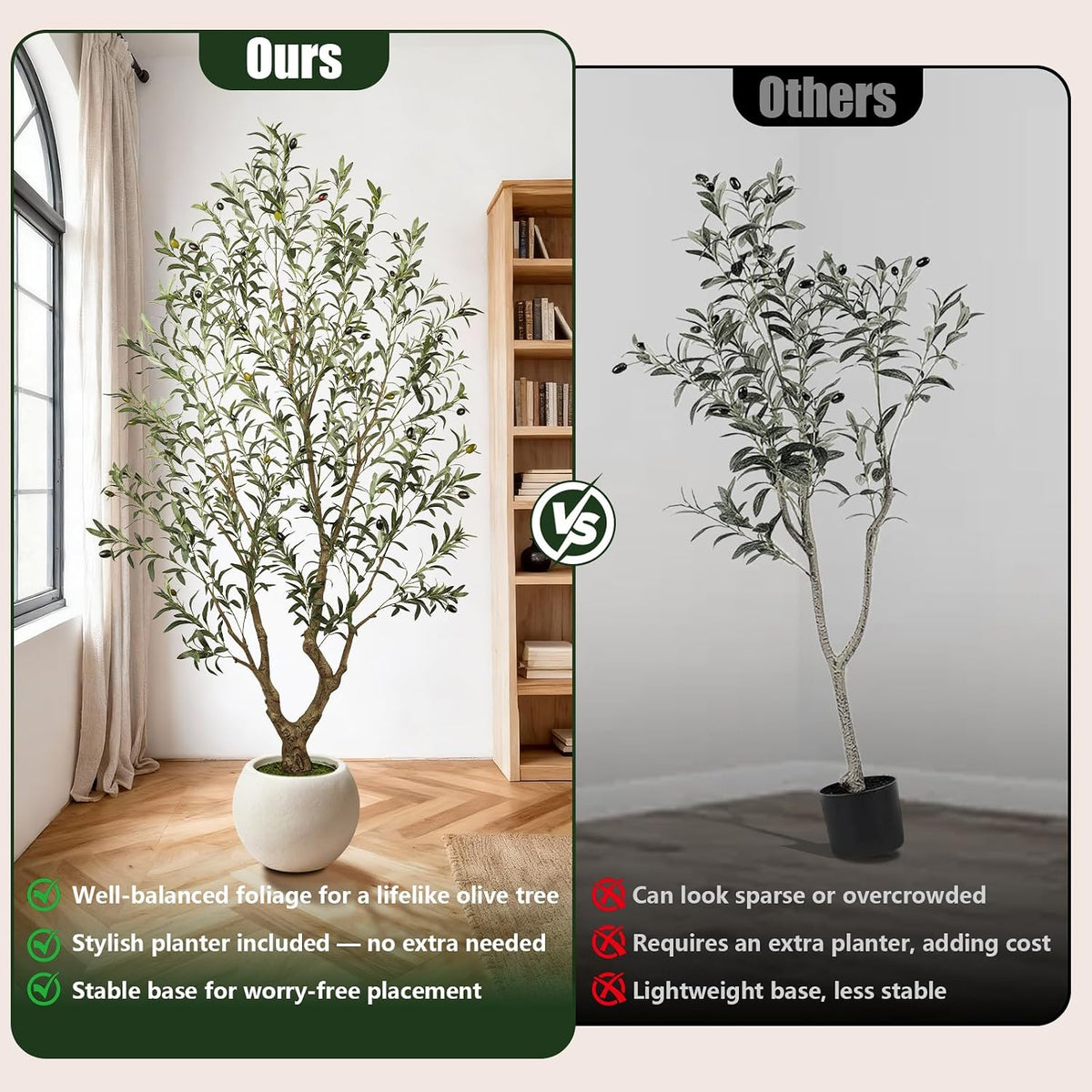 Olive Trees Artificial Indoor: 96% Lifelike - Can't Tell from 6ft