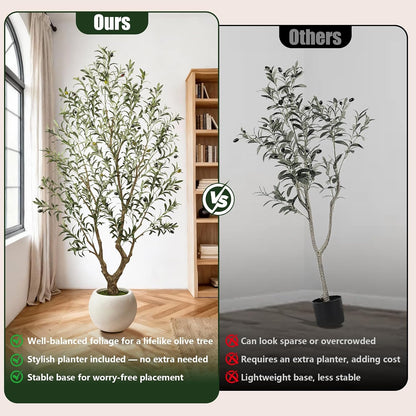 Olive Trees Artificial Indoor: 96% Lifelike - Can't Tell from 6ft