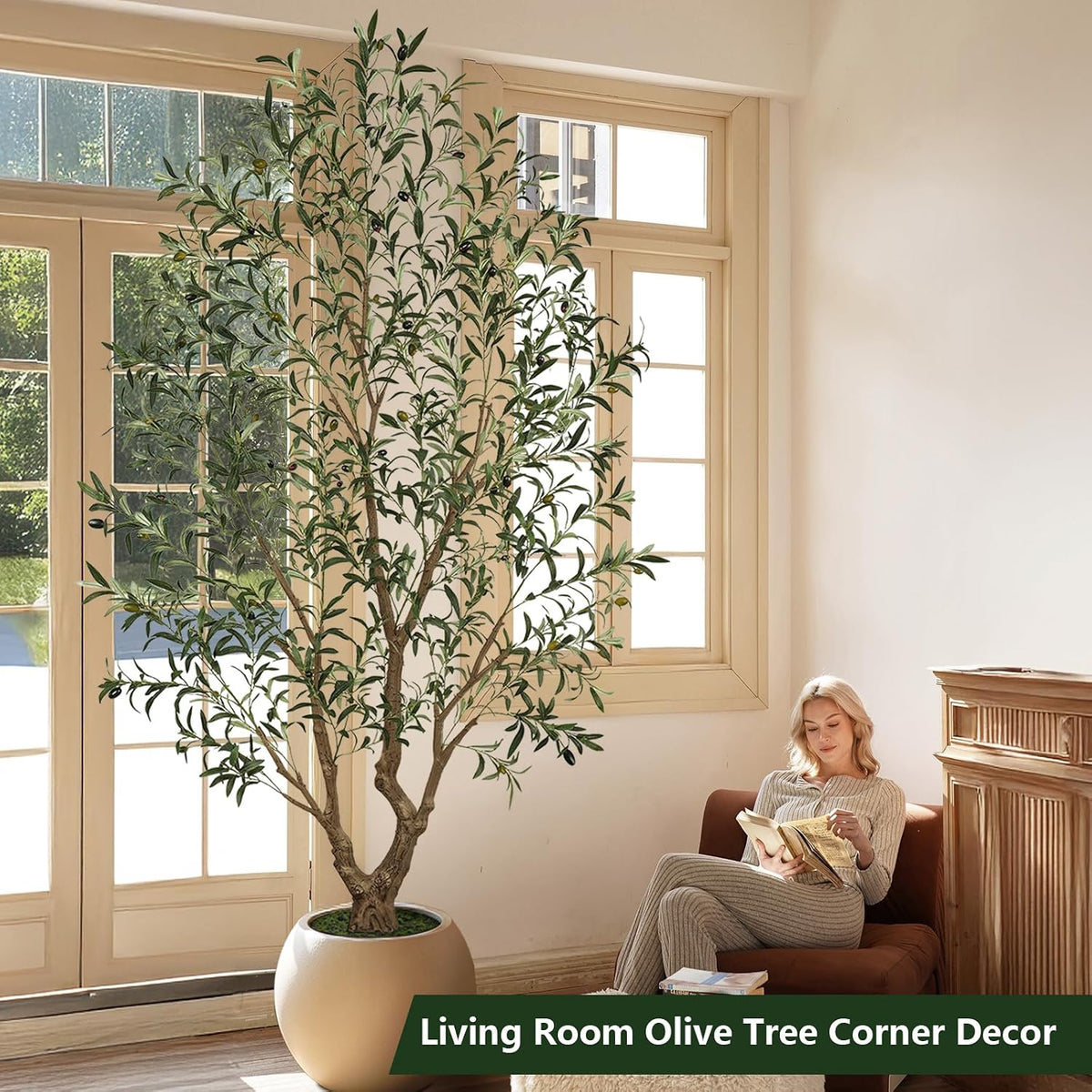 Olive Trees Artificial Indoor: 96% Lifelike - Can't Tell from 6ft