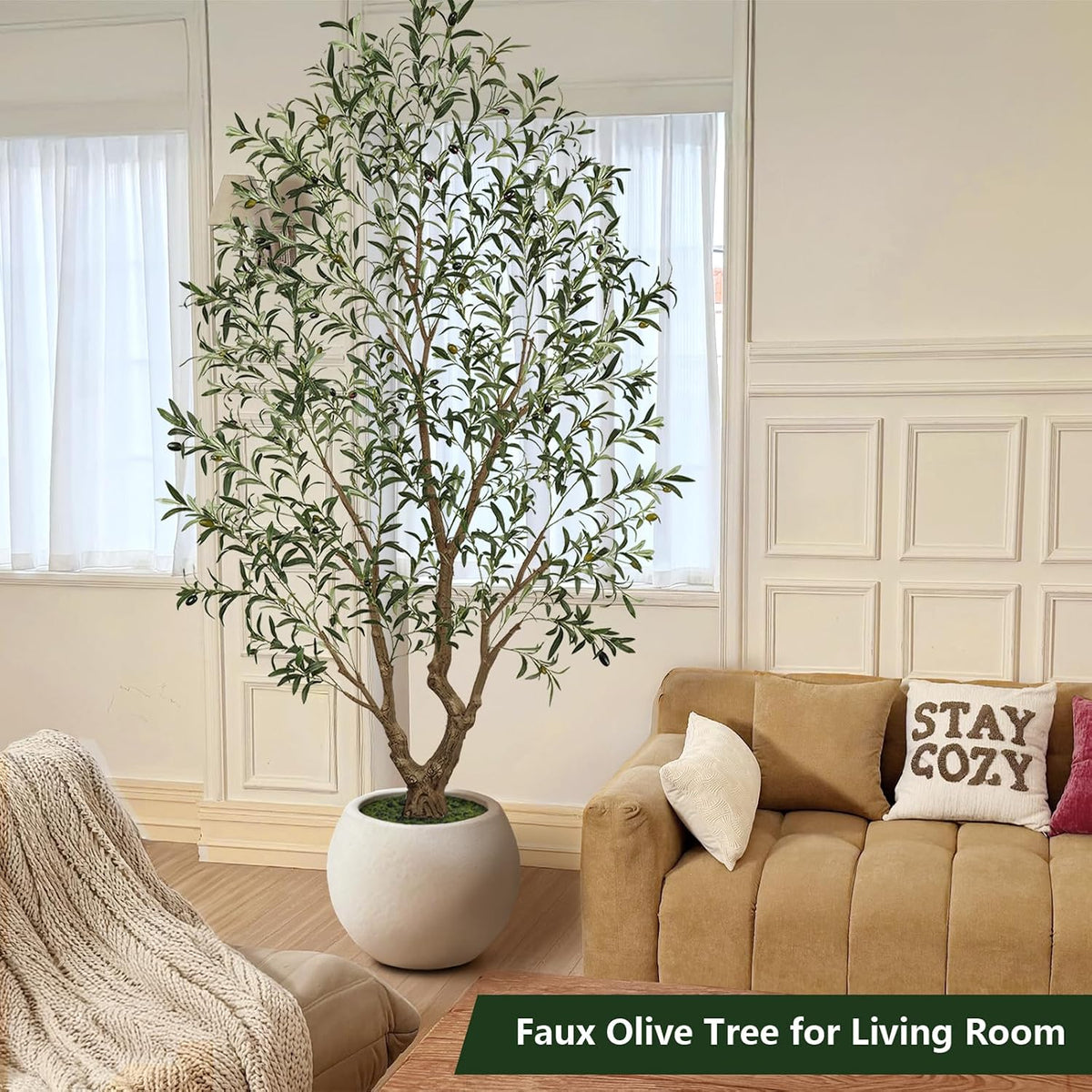 Olive Trees Artificial Indoor: 96% Lifelike - Can't Tell from 6ft