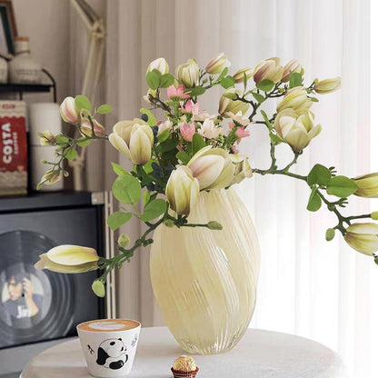Magnolia Flowers Artificial Branches with Realistic Buds & Leaves