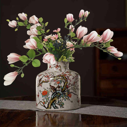 Magnolia Flowers Artificial Branches with Realistic Buds & Leaves