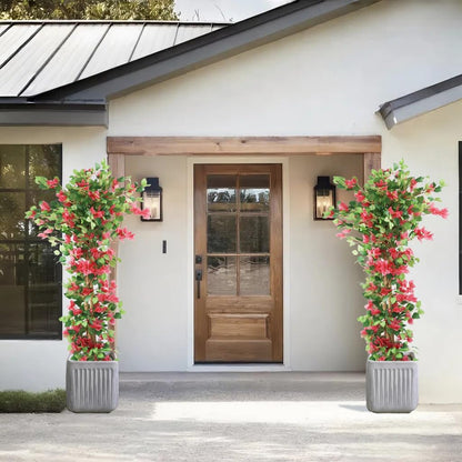 5.6ft Artificial Bougainvillea Tree with Vibrant Flowers in Pot – Lifelike Faux Blooming Plant for Indoor or Outdoor Home, Balcony, Porch & Office Décor,1 Pack