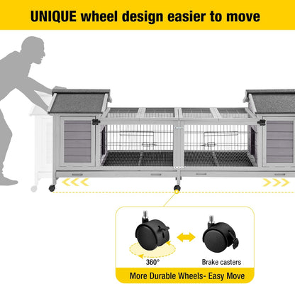 Pet Playpen Guinea Pig Cage Small Animal Rabbit Exercise Pen with Waterproof Floor Liner - Extension Playpen ONLY