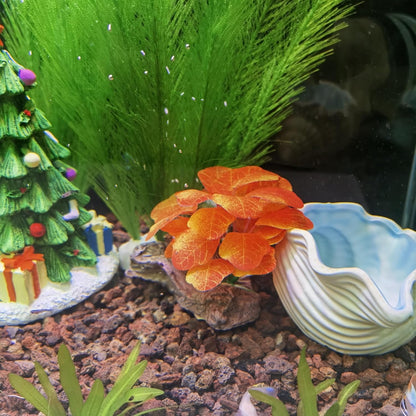 Plastic Fish Tank Plants Soft Silk Water Grass for Terrarium Simulate Plants and Aquarium Landscape(4pcs,12")