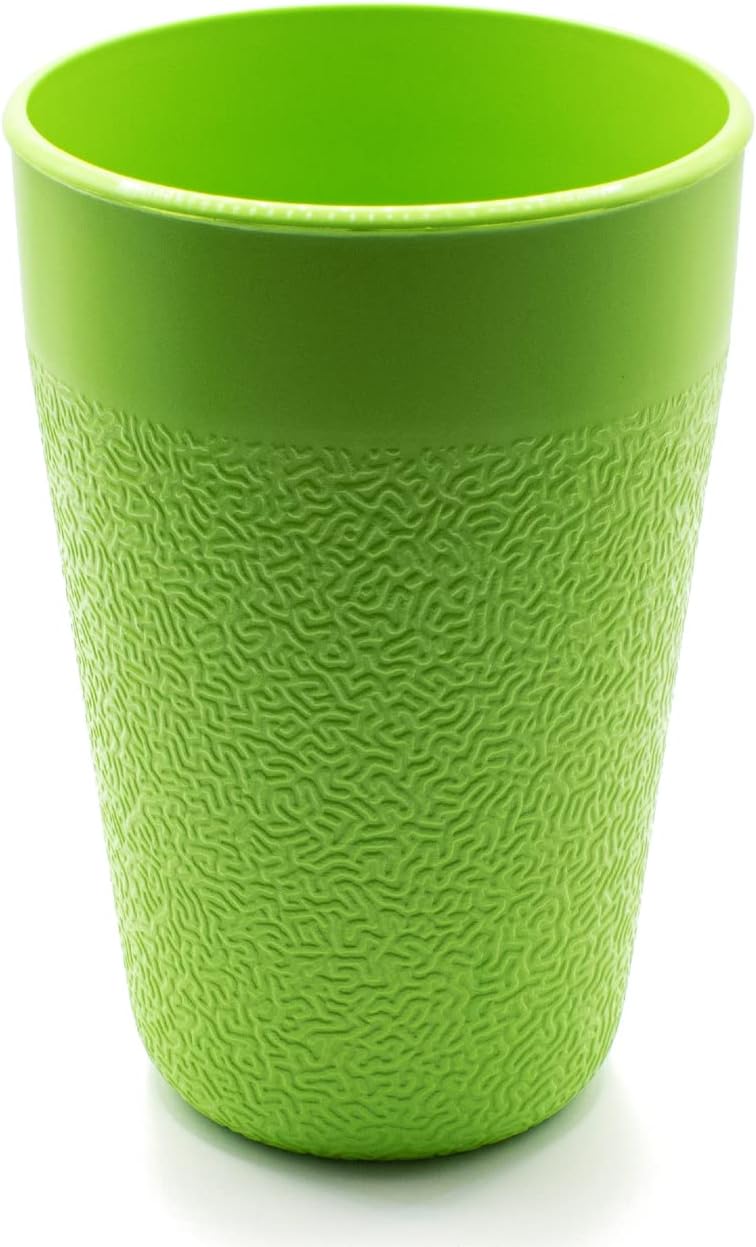 BiceColor Drinking Cups, Dishwasher Safe, Unbreakable, Environment-Friendly | 100% Recyclable Tumbler reduces ecological footprint | Made in Italy, 20cl, Yellow (Pack of 3)
