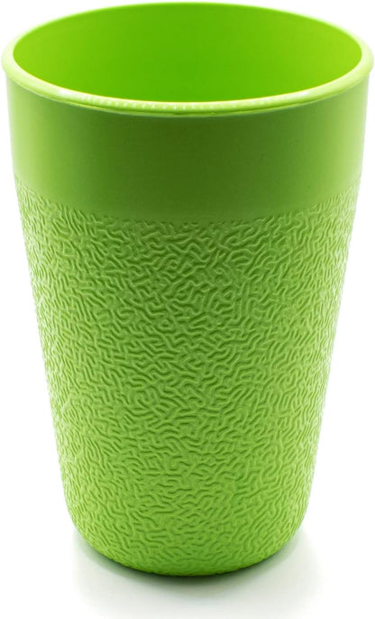 BiceColor Drinking Cups, Dishwasher Safe, Unbreakable, Environment-Friendly | 100% Recyclable Tumbler reduces ecological footprint | Made in Italy, 20cl, Yellow (Pack of 3)