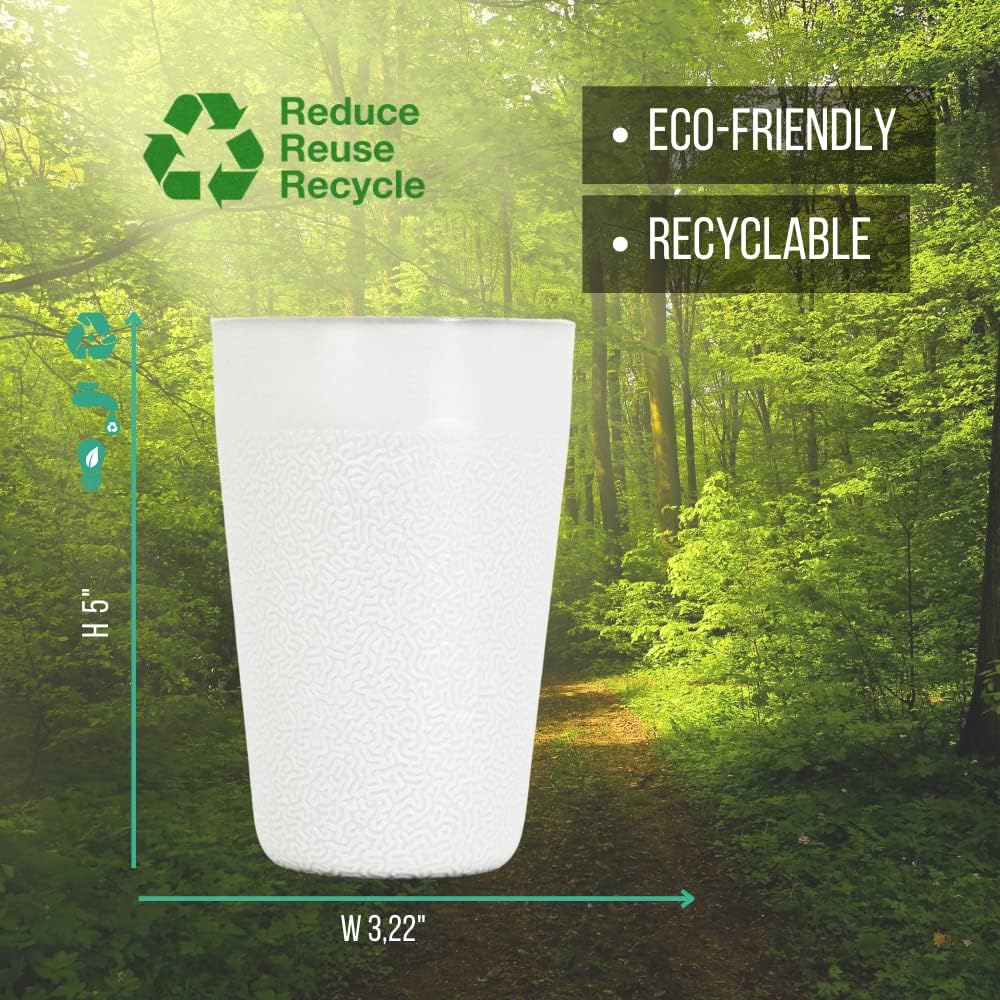 BiceColor Drinking Cups, Dishwasher Safe, Unbreakable, Environment-Friendly | 100% Recyclable Tumbler reduces ecological footprint | Made in Italy, 20cl, Yellow (Pack of 3)
