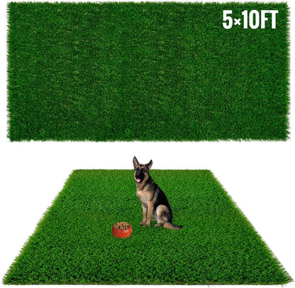 Dog Pee Grass, Artificial Grass for Dogs, Fake Grass for Dogs Potty Training, Extra Large Dog Pads 5x8ft , Housebreaking Supplies, Indoor Outdoor Turf Grass, Washable Reusable