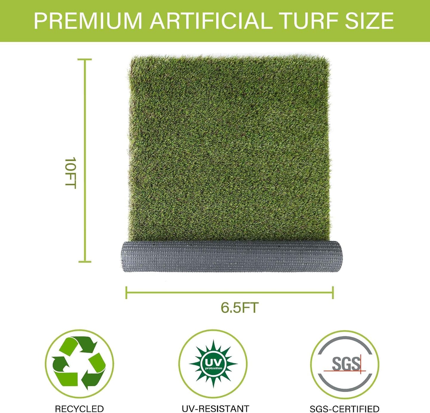 Dog Pee Grass, Artificial Grass for Dogs, Fake Grass for Dogs Potty Training, Extra Large Dog Pads 5x8ft , Housebreaking Supplies, Indoor Outdoor Turf Grass, Washable Reusable