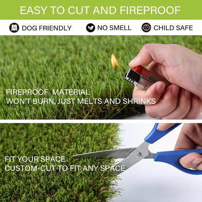 Dog Pee Grass, Artificial Grass for Dogs, Fake Grass for Dogs Potty Training, Extra Large Dog Pads 5x8ft , Housebreaking Supplies, Indoor Outdoor Turf Grass, Washable Reusable